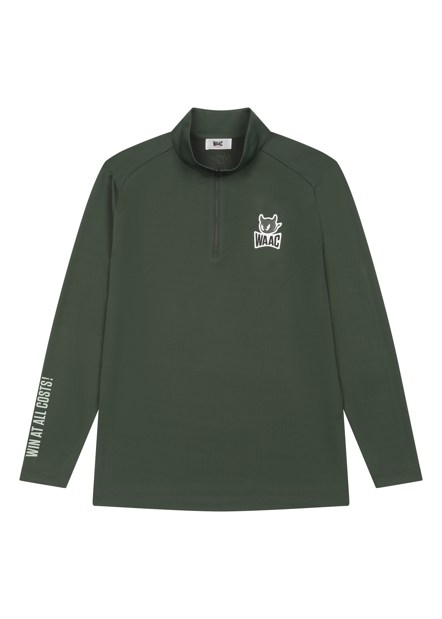 Lightweight half zip mid layer for transitional warmth
Reflective Players patch detail
Bold sleeve slogan graphic