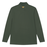 Lightweight half zip mid layer for transitional warmth
Reflective Players patch detail
Bold sleeve slogan graphic