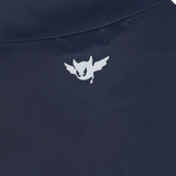 Lightweight half zip mid layer for transitional warmth
Reflective Players patch detail
Bold sleeve slogan graphic