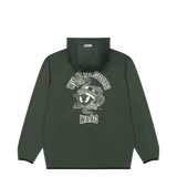 Soft hoodie with signature WAACKY character
K Dragon inspired graphic on the back
Contrast sleeve graphic accents