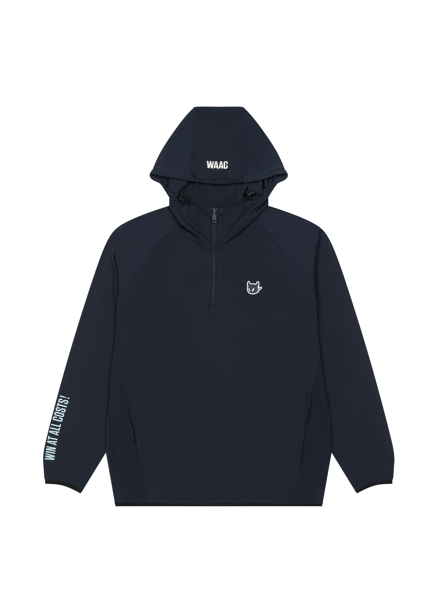 Soft hoodie with signature WAACKY character
K Dragon inspired graphic on the back
Contrast sleeve graphic accents