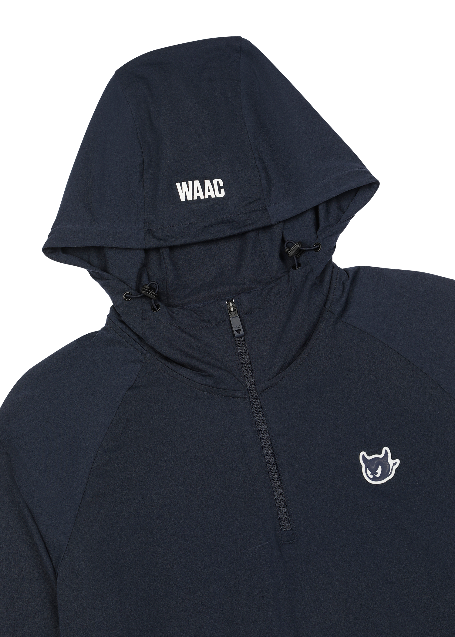 Soft hoodie with signature WAACKY character
K Dragon inspired graphic on the back
Contrast sleeve graphic accents