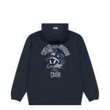 Soft hoodie with signature WAACKY character
K Dragon inspired graphic on the back
Contrast sleeve graphic accents