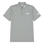 Lightweight stretch polo with a K monogram pattern
Front WAAC logo detail
Subtle sleeve graphic point