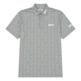 Lightweight stretch polo with a K monogram pattern
Front WAAC logo detail
Subtle sleeve graphic point