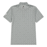 Lightweight stretch polo with a K monogram pattern
Front WAAC logo detail
Subtle sleeve graphic point