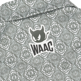 Lightweight stretch polo with a K monogram pattern
Front WAAC logo detail
Subtle sleeve graphic point