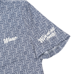 Lightweight stretch polo with a K monogram pattern
Front WAAC logo detail
Subtle sleeve graphic point