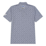 Lightweight stretch polo with a K monogram pattern
Front WAAC logo detail
Subtle sleeve graphic point