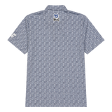 Lightweight stretch polo with a K monogram pattern
Front WAAC logo detail
Subtle sleeve graphic point