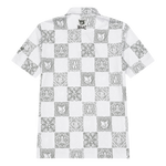 Lightweight stretch polo with a K checkboard pattern
Front WAAC logo detail
Pattern based visual point