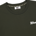 Soft jersey T shirt with a front WAAC logo detail
Back K Dragon WAACKY graphic
Sleeve logo point