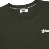 Soft jersey T shirt with a front WAAC logo detail
Back K Dragon WAACKY graphic
Sleeve logo point