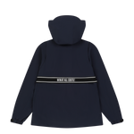 Lightweight anorak for active movement
Structured hood with a clean half zip
Back WAAC slogan panel detail