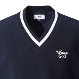 V-neck Knit Vest | Men