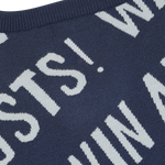 Soft regular fit round neck sweater
Diagonal all-over WAAC slogan pattern
Ribbed trims for a clean finish